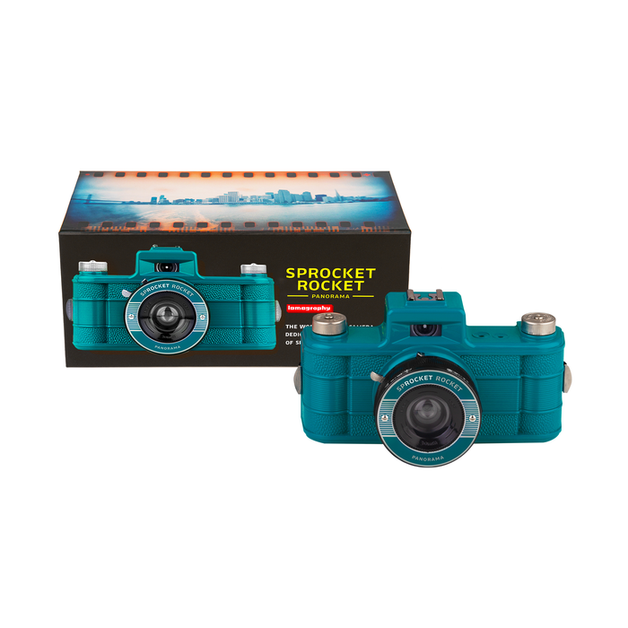 Lomography Sprocket Rocket 35mm Panoramic Film Camera - Peacock