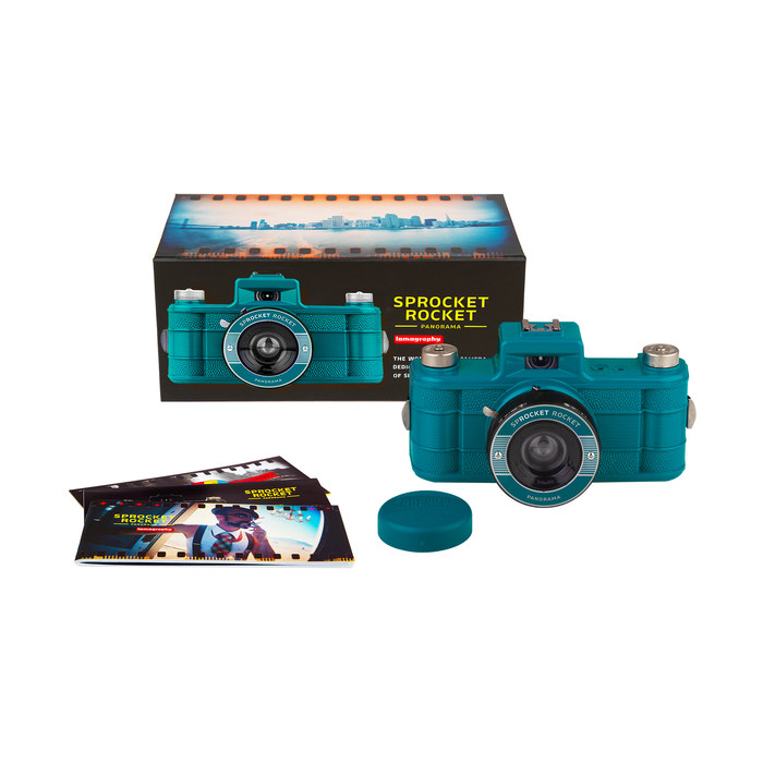 Lomography Sprocket Rocket 35mm Panoramic Film Camera - Peacock