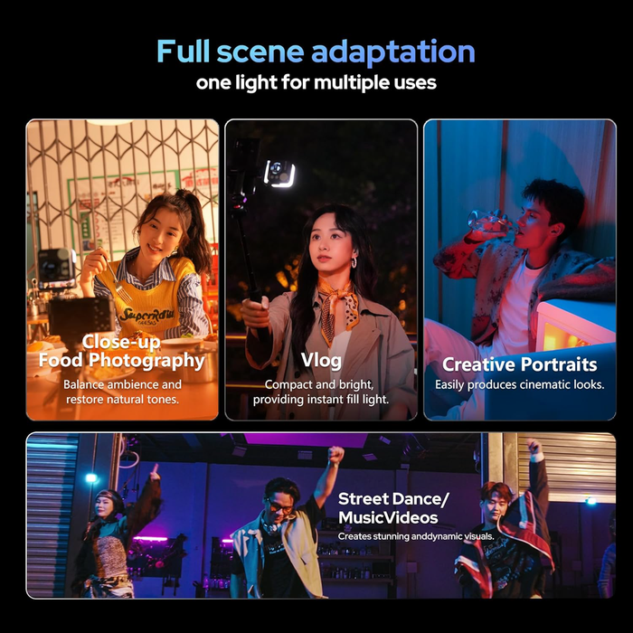 Nanlite Pico Portable RGB LED Pocket Light - Midnight Blue