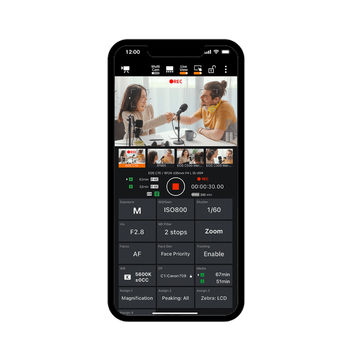 Canon EOS C400 6K Camera with RF 24-105mm f/2.8 L IS USM Z Lens Kit