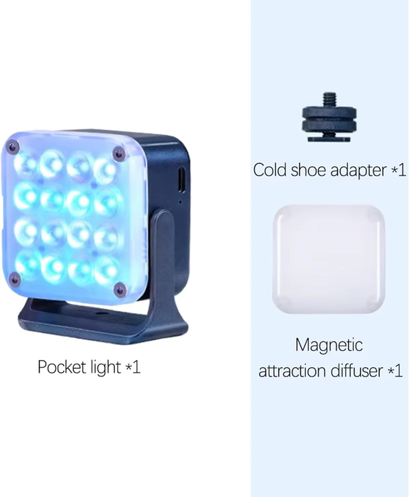 Nanlite Pico Portable RGB LED Pocket Light - Midnight Blue