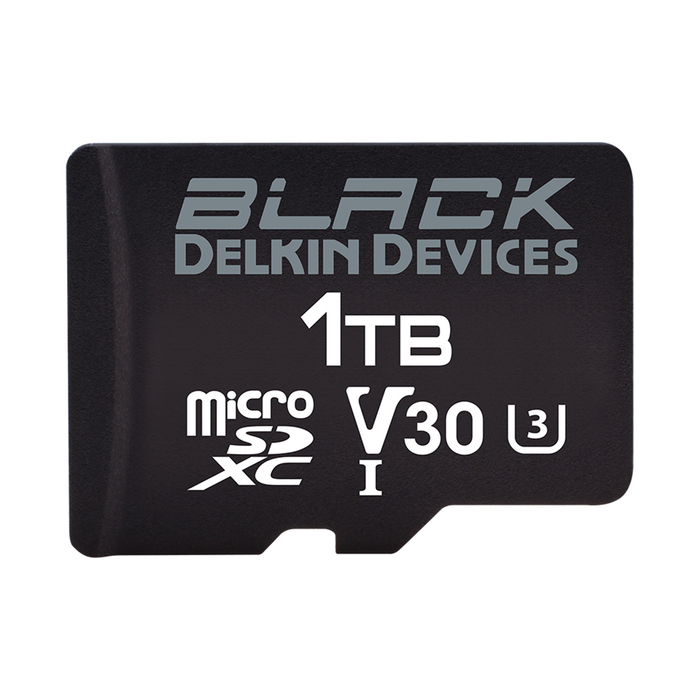 Delkin Devices 1TB BLACK UHS-I V30 microSDXC Memory Card