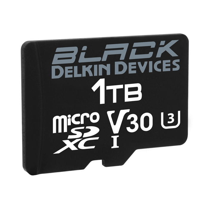 Delkin Devices 1TB BLACK UHS-I V30 microSDXC Memory Card