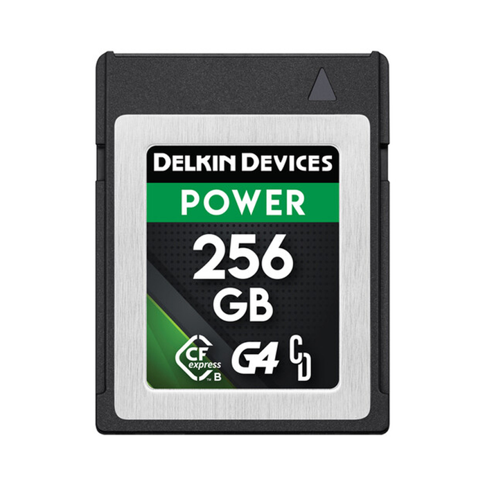 Delkin Devices 256GB POWER CFExpress Type B G4 Memory Card & Reader Bundle
