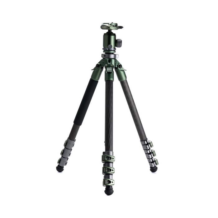 Tilta BT05 Travel 3-Stage Carbon Fiber Tripod with Ball Head - Forest Green