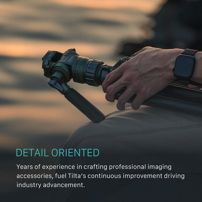 Tilta VT05 Travel 3-Stage Carbon Fiber Tripod with Video Fluid Head - Forest Green