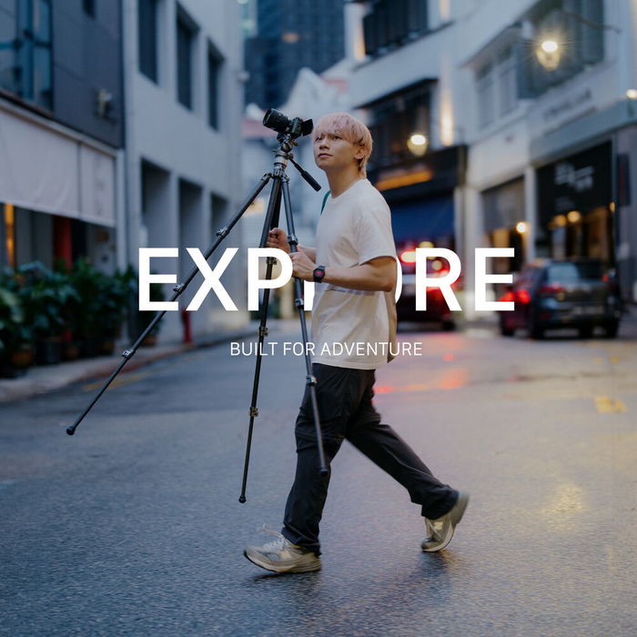 Tilta VT05 Travel 3-Stage Carbon Fiber Tripod with Video Fluid Head - Forest Green