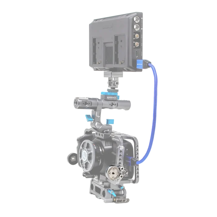 Kondor Blue Rosette Cage Adapter - Raven Black