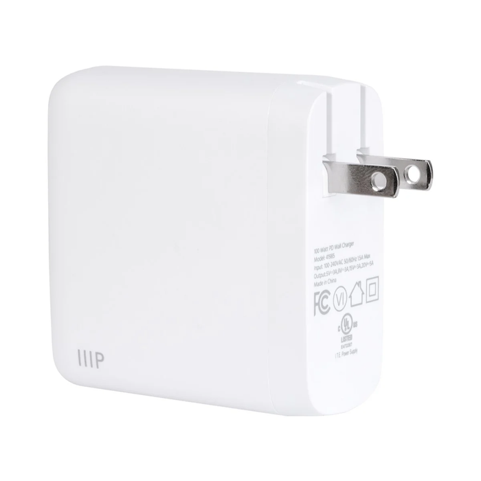Monoprice USB-C 100W PD 1-Port Foldable Wall Charger