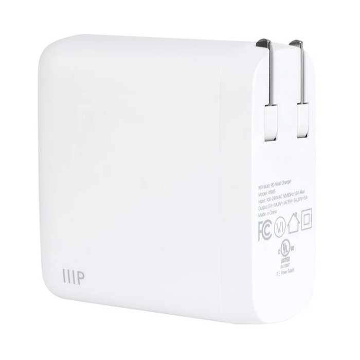 Monoprice USB-C 100W PD 1-Port Foldable Wall Charger