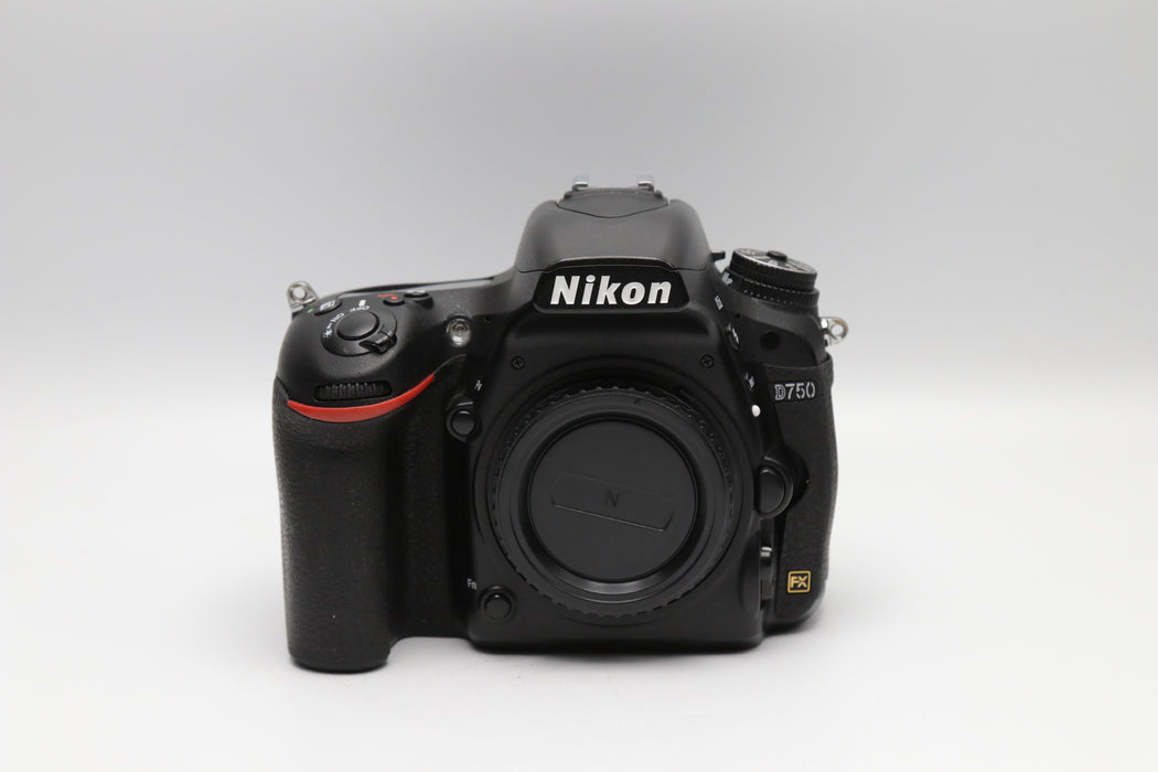 Used Nikon D750 Body (Good) Right front cover is loose