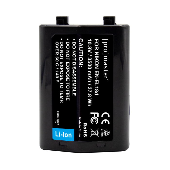 ProMaster Li-ion Battery for Nikon EN-EL18d