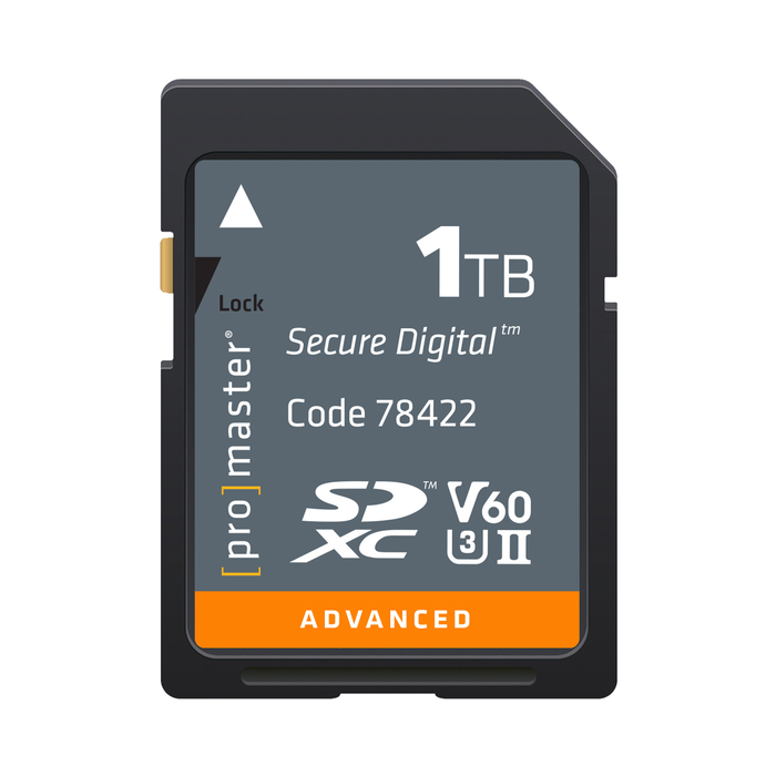 ProMaster 1TB Advanced UHS-II SDXC V60 Memory Card
