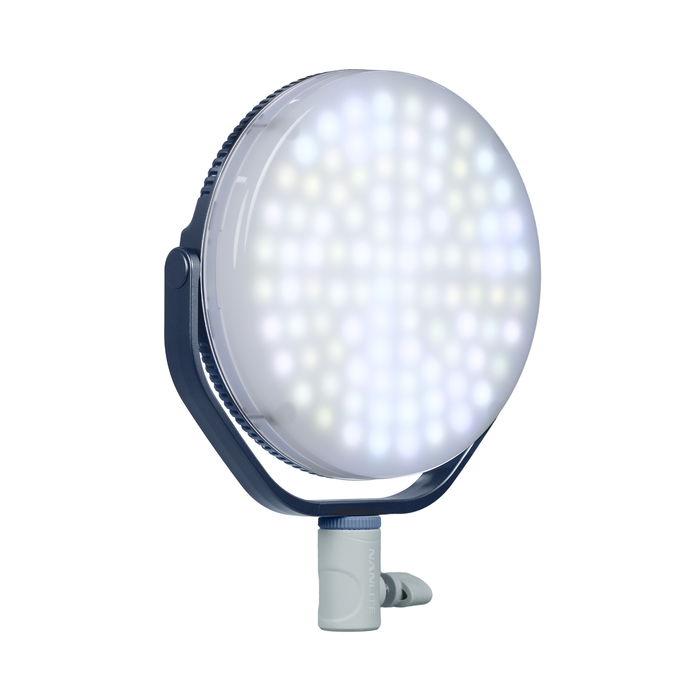 Nanlite miro 30c RGB Round LED Light Panel - Midnight Blue