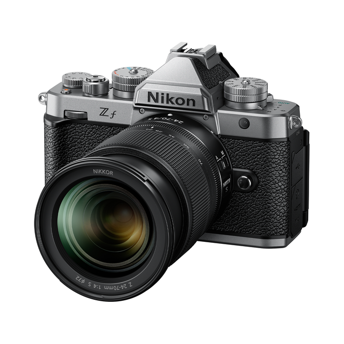 Nikon Zf Mirrorless Camera with Z 24-70mm f/4 S Lens - Silver
