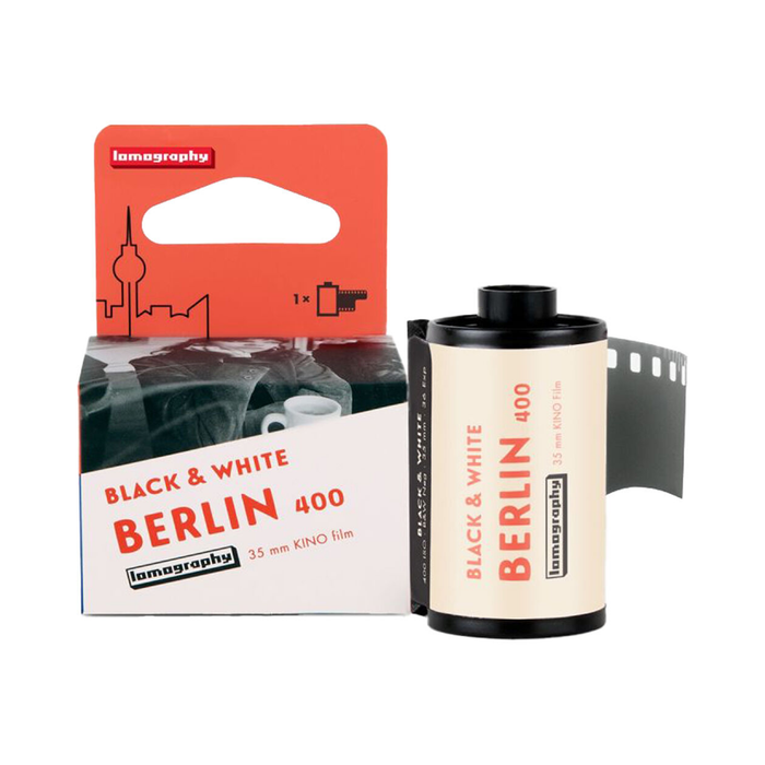 Lomography Berlin Kino 400 Black & White Negative - 35mm Film, 36 Exposures, Single Roll