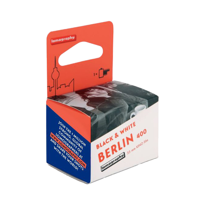 Lomography Berlin Kino 400 Black & White Negative - 35mm Film, 36 Exposures, Single Roll