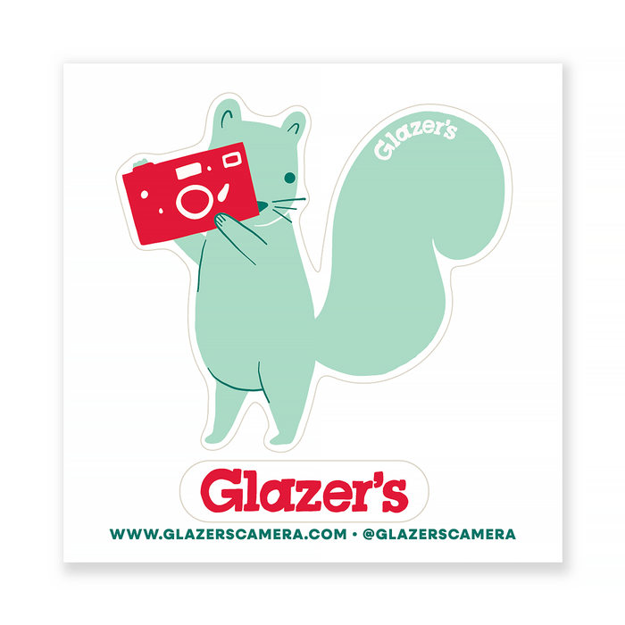 Glazer's Sticker - Squirrel Taking Photos