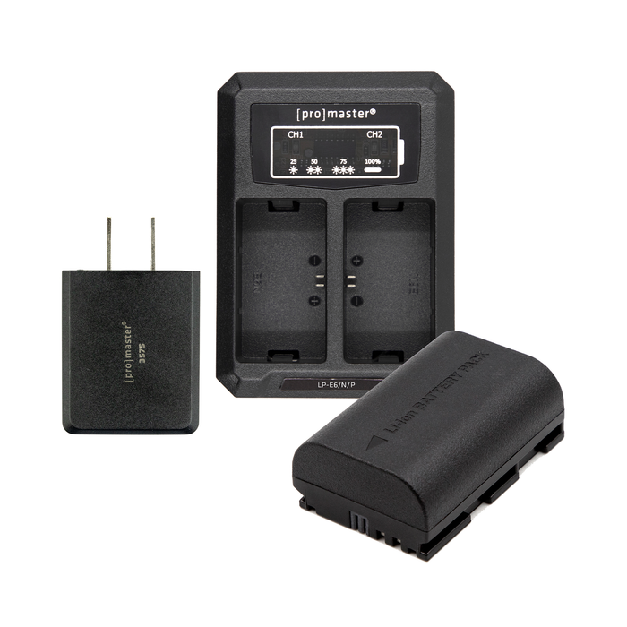 ProMaster Battery & Charger Kit for Canon LP-E6P