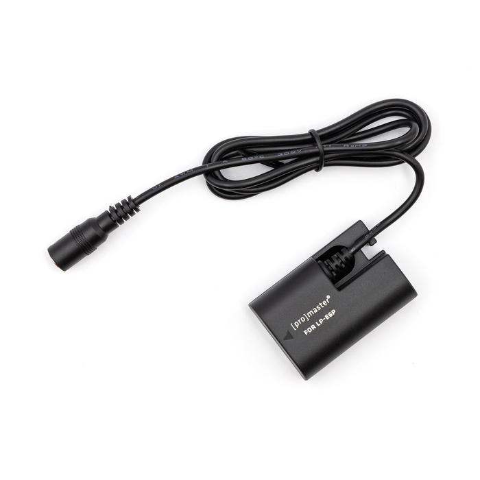 ProMaster DC Coupler with AC Power Supply for Canon LP-E6P