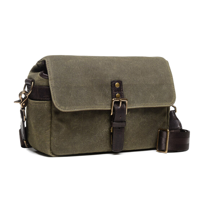 ONA Bowery II Messenger Bag, Waxed Canvas - Olive