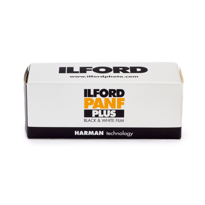 Ilford Pan F Plus 50 Black & White Negative - 120 Film, Single Roll