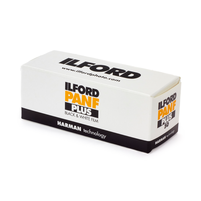 Ilford Pan F Plus 50 Black & White Negative - 120 Film, Single Roll