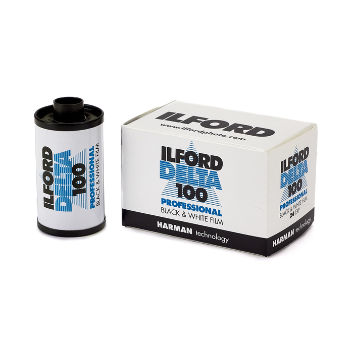 Ilford Delta 100 Professional Black & White Negative - 35mm Film, 24 Exposures, Single Roll