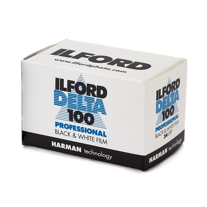 Ilford Delta 100 Professional Black & White Negative - 35mm Film, 24 Exposures, Single Roll