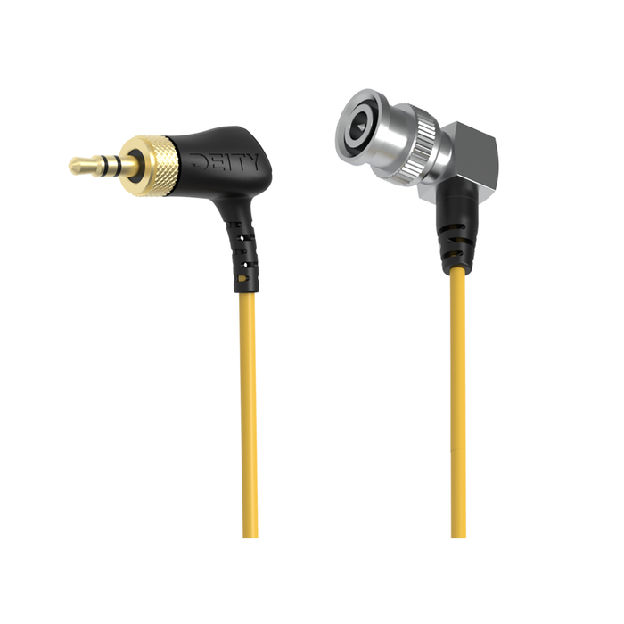 Deity Microphones C15 Right-Angle Locking 3.5mm TRS to Right-Angle BNC Timecode Cable