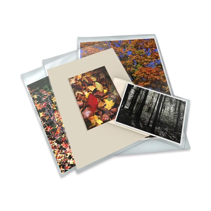 Print File 11.7×17-BAG Polyethylene Storage Bag with 2″ Flap, 11 × 17" - 25 Pack