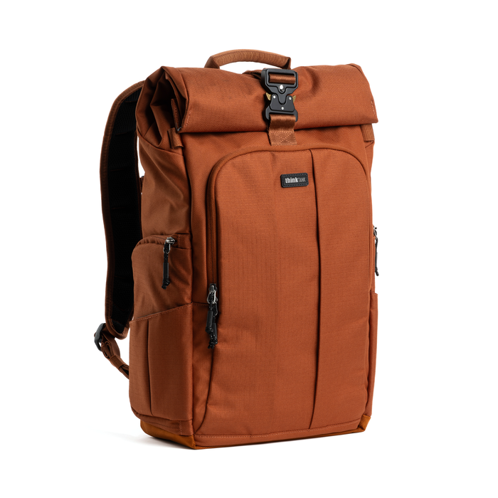 30l backpack with laptop sleeve FocusPoint 30L RollTop Camera Backpack Urban Rust