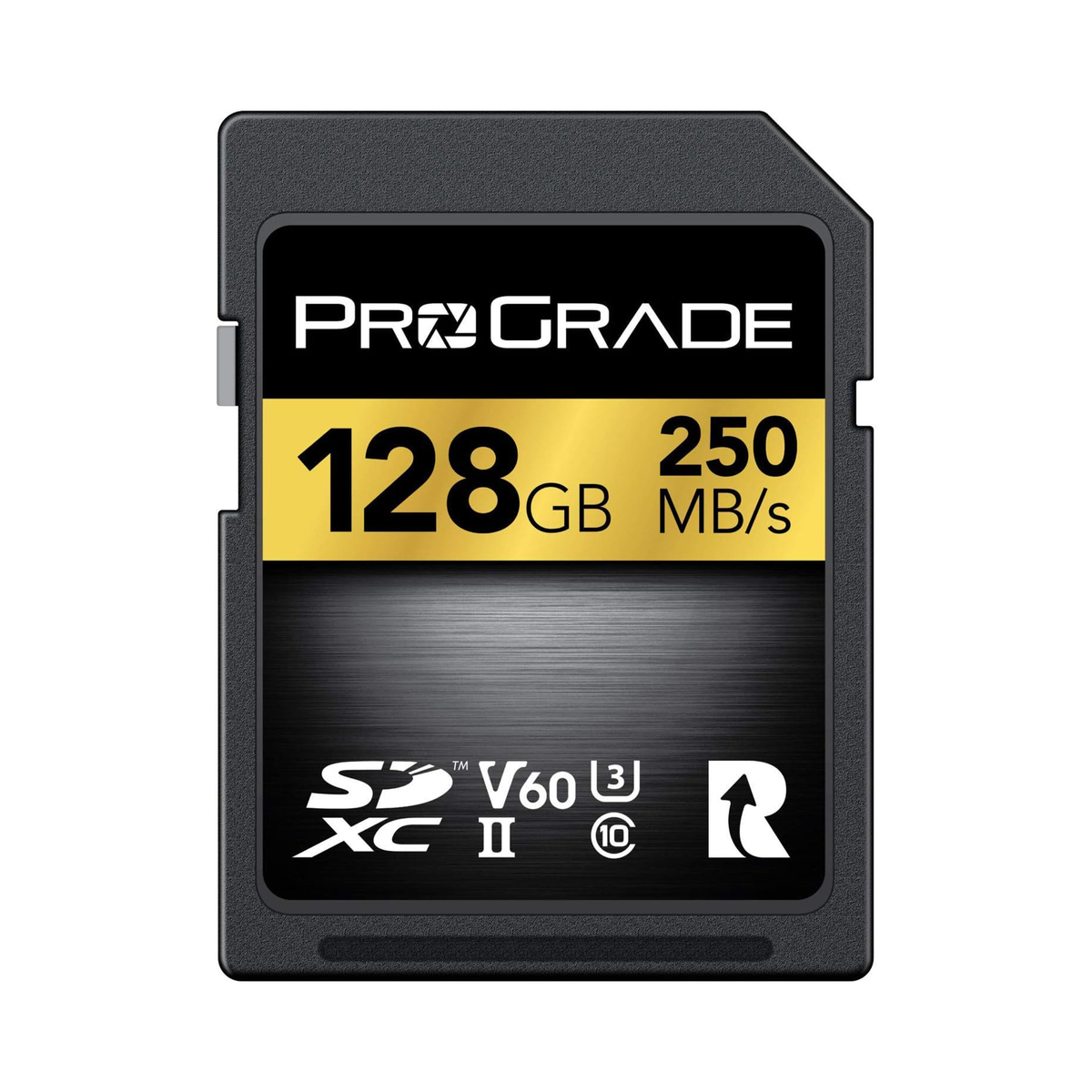 ProGrade Digital 128GB UHS-II SDXC V60 250R Gold Memory Card