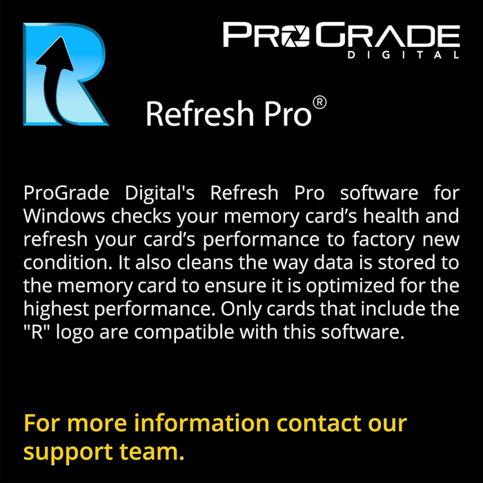 ProGrade Digital 256GB UHS-II SDXC V60 250R Gold Memory Card