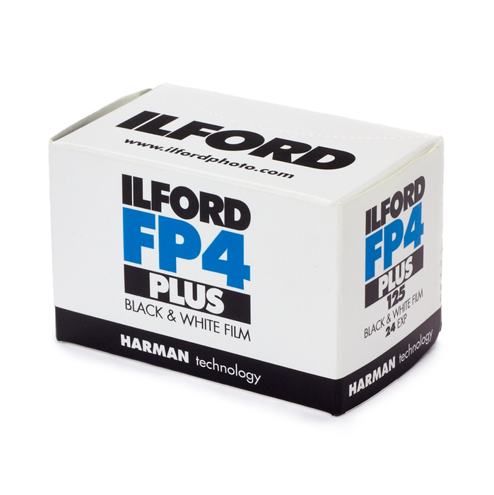 Ilford FP4 Plus 125 Black & White Negative - 35mm Film, 24 Exposures, Single Roll