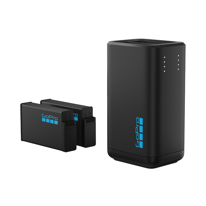 GoPro Dual Battery Charger with Two Enduro Batteries for MAX2
