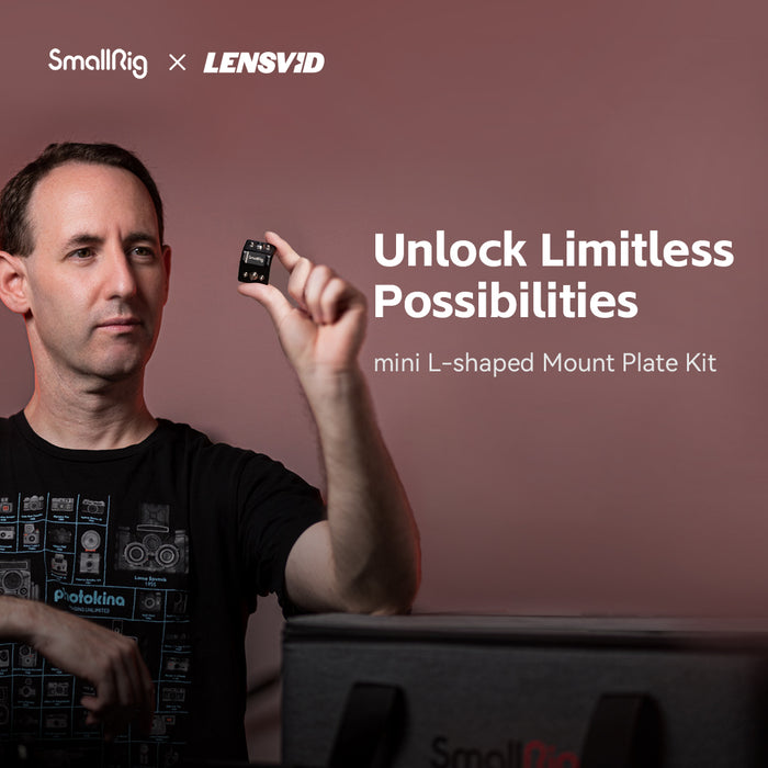 SmallRig x LensVid mini L-Shaped Mount Plate Kit MD4360