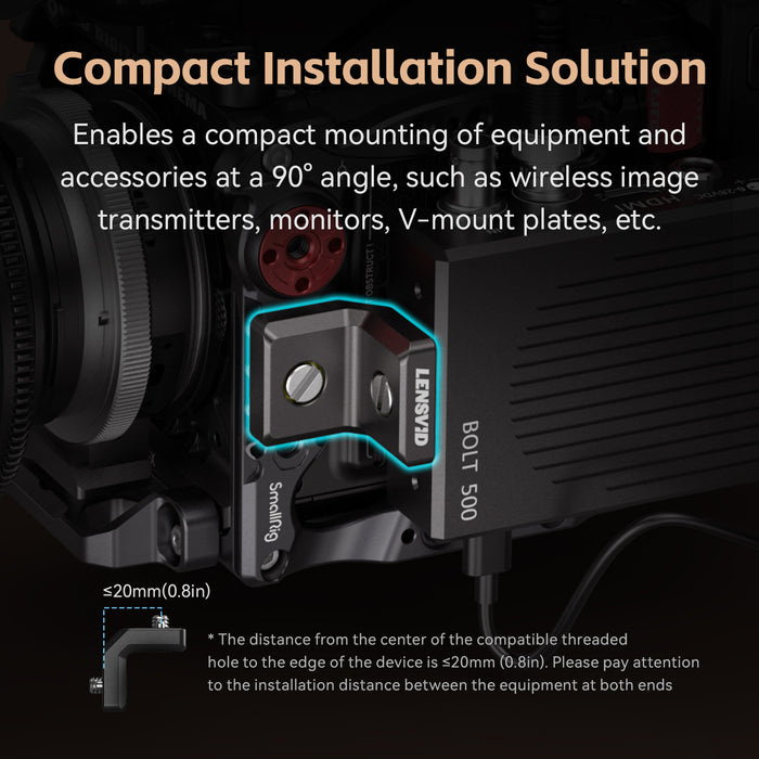 SmallRig x LensVid mini L-Shaped Mount Plate Kit MD4360