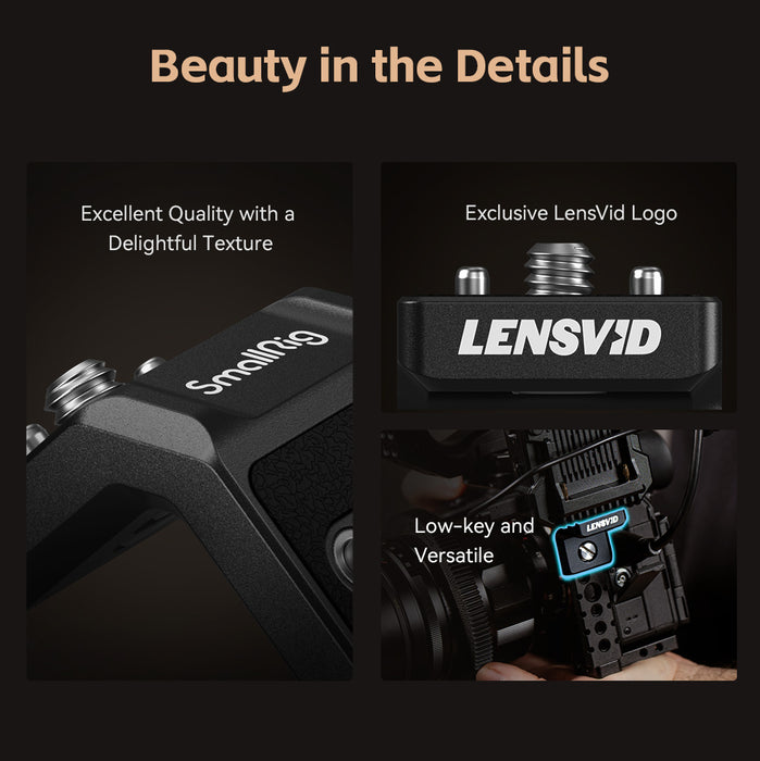 SmallRig x LensVid mini L-Shaped Mount Plate Kit MD4360