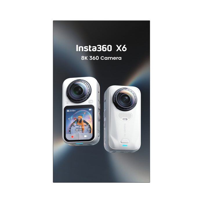 Insta360 X6 360° 8K Camera Standard Bundle - Arctic White