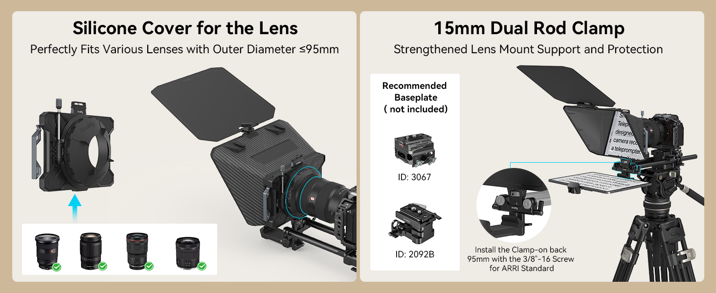 SmallRig Multifunctional Teleprompter 3646