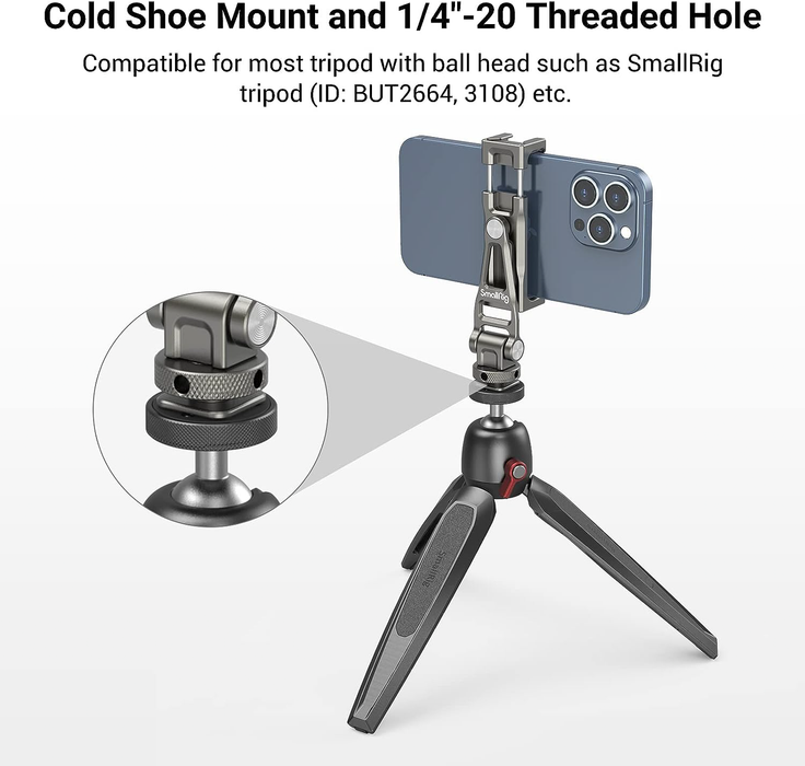 SmallRig Multifunctional Universal Metal Smartphone Holder 3559