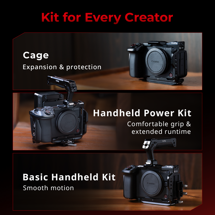 SmallRig HawkLock Quick Release Full Camera Cage Kit for Canon EOS R6 V 6372
