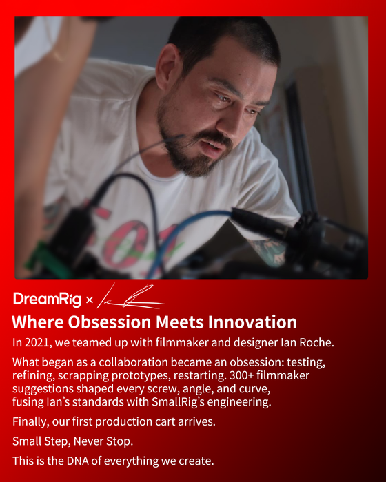 SmallRig 36" Lightweight Video Production Camera Cart MD4573