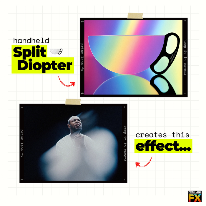 Prism Lens FX 150mm Handheld Split Diopter FX Filter