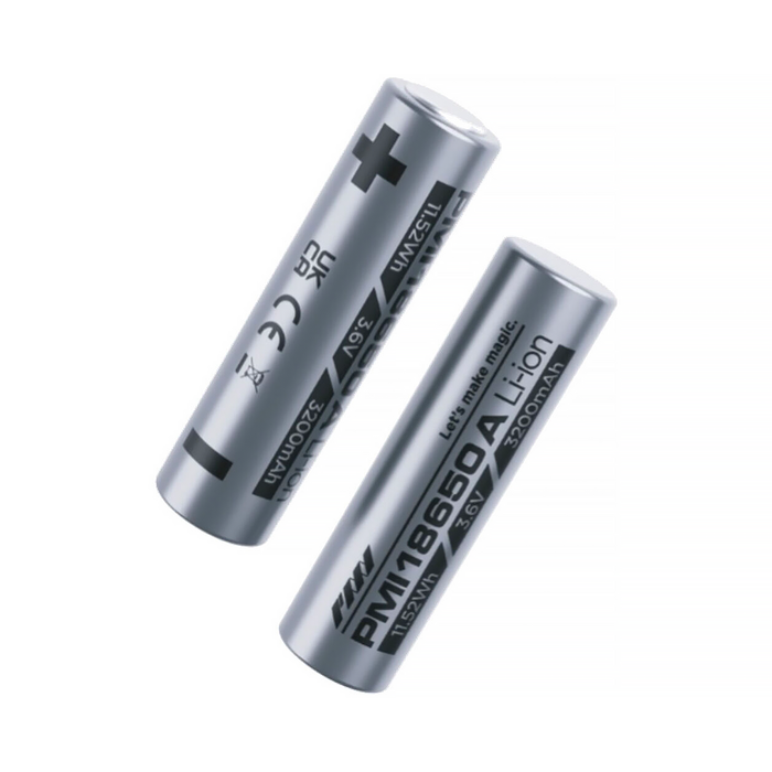 PMI 18650 A Lithium-Ion Battery - 2 Pack