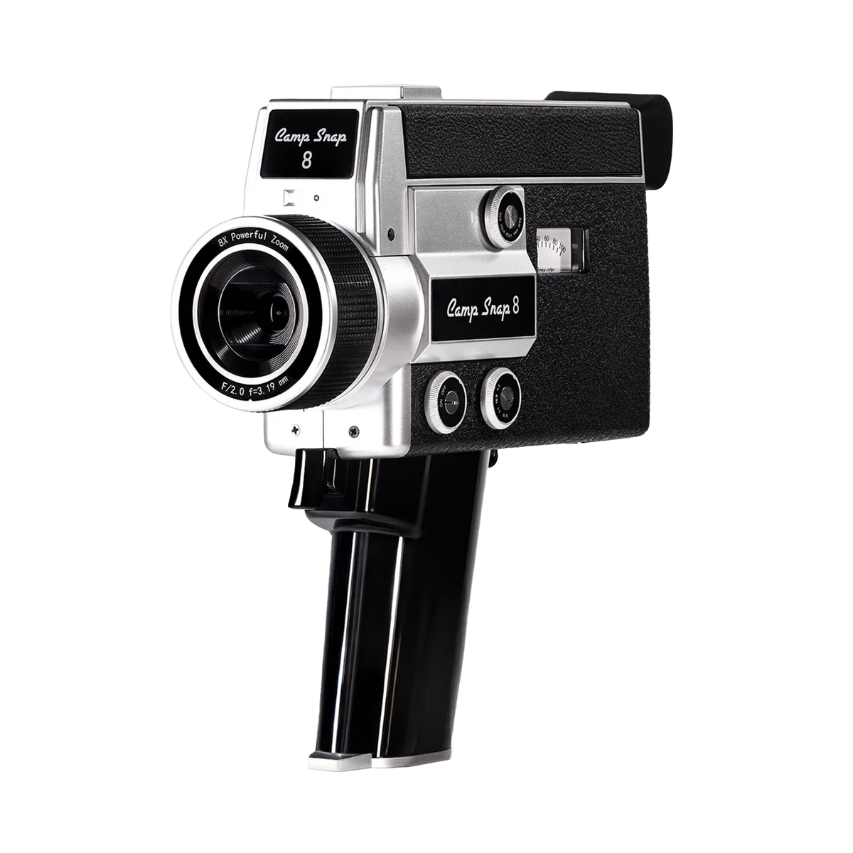 Camp Snap 8 Digital Video Camera - Black/Silver — Glazer's Camera Camp Snap 8 Digital Video Camera - Black/Silver — Glazer's Camera