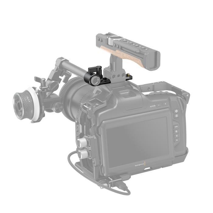 SmallRig 15mm Single Rod Clamp with Integrated NATO Rail 3011