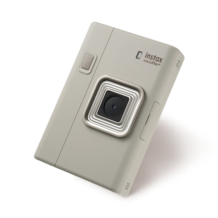 Fujifilm Instax Mini LiPlay+ Hybrid Instant Camera - Sand Beige