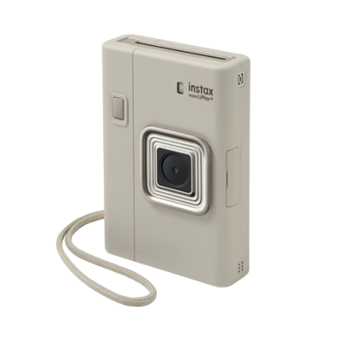 Fujifilm Instax Mini LiPlay+ Hybrid Instant Camera - Sand Beige